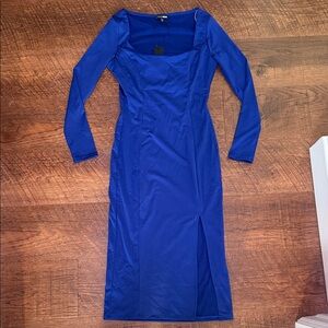 Royal Blue Midi Dress Size Small
